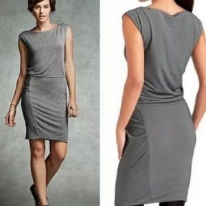 ATHLETA Striped Jersey Knit Dress‎ Westwood Size Small Travel Work Office Casual